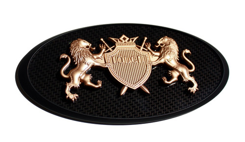 LODEN GOLD "Crown Jewel" Emblem Badge Hood/Grill/Trunk