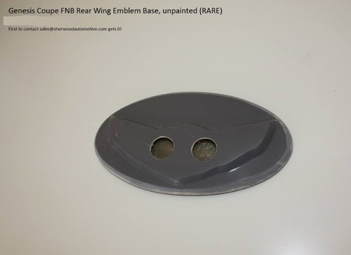 Genesis Coup FNB Rear Wing Emblem Base Genesis Coup FNB Rear Wing Emblem Base