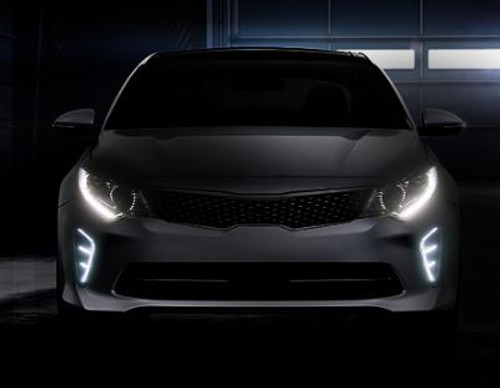 2016+ Optima K5 LED Night Vision DRL Fog Light Bezel Set 2pc