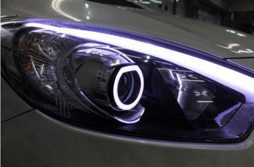2014-2016 Forte Sedan Illuminated LED Headlight Ring Set 2pc