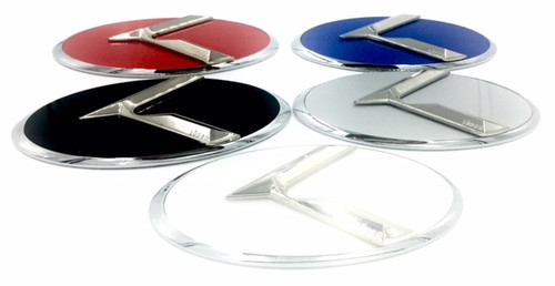 2016+ Rio Sedan "LODEN 3.0" K Badges *CHROME EDGE* Emblem  (VARIOUS COLORS) 2016+ Rio Sedan "LODEN 3.0" K Badges *CHROME EDGE* Emblem  (VARIOUS COLORS)