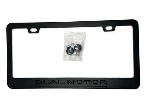 OEM SPEC Dual Motor Black License Plate Frame 3/Y/S/X