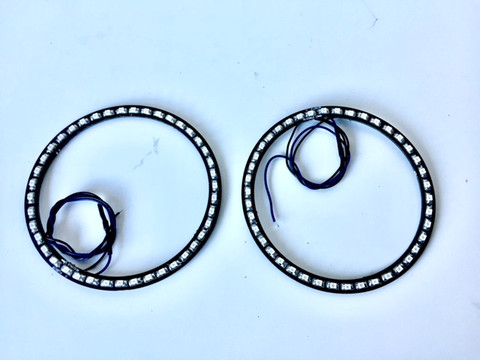 LED Angel Eye Rings 120mm Size 2pc Set (FREE SHIPPING)