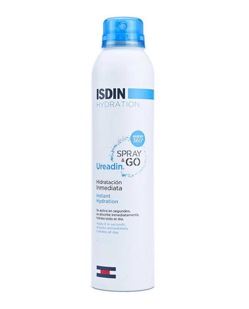 Loción hidratante corporal spray & go ureadin isdin