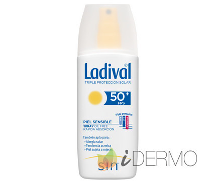 Ladival piel sensible alérgica FPS 50+ gel-spray 150 mL