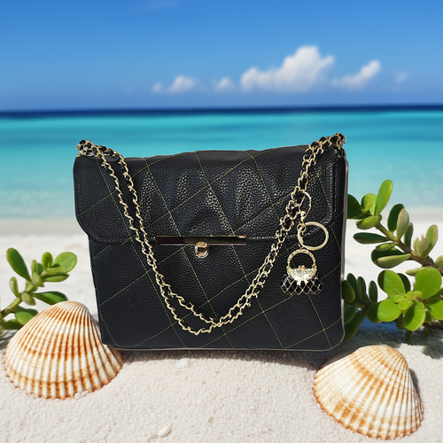 Black Diamond Purse Charm