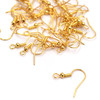 AD-007 Fish Hook Earrings Gold