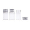 1"x2" Glass Bottles 3ct