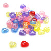 HB-005M Heart Colored Alphabet Beads