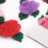 SFT-003 Rose Felt Shapes