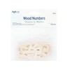 Wood Numbers- Natural