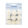 FLR-009 Foam Flower,White, 1.5"