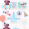 SF-133 Happy Birthday 3D Sticker, B.D.Boy