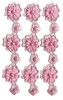 FFR-003 Fabric Flower Patch w/Pearl-Pink, 6"