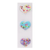 SFT-036 3 ct. Felt Sticker-Heart, Approx. 1.78in (4.5cm)