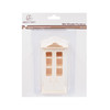 WF-030 1 ct. Mini Wooden Furniture- Cabinet, Approx. 2.13x4.33in 