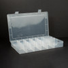 Large Clear Plastic Container Box- 24 Compartments