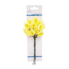 12ct. EVA foam flowers - Yellow Lily