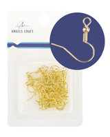 AD-007 Fish Hook Earrings Gold