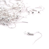 AD-008 Fish Hook Earrings Silver