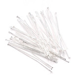AD-010 Eye Pin Needles Silver Long