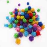 Glitter Pom Poms 1.5cm