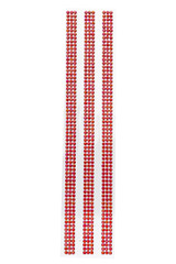 AB Faceted Stone Red