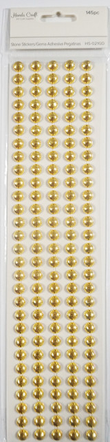 Metal Dome Sticker Gold