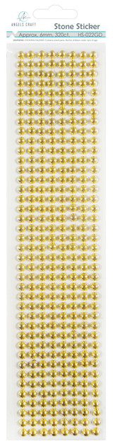 Gold Stone Sticker