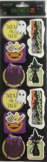 Halloween Sticker 3D