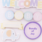 Elephant Baby Shower Sticker