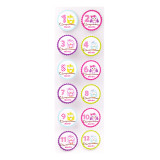 Owl Baby Month Sticker