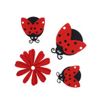 Lady Bug Felt Shapes