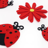Lady Bug Felt Shapes