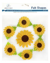 Sunflower Felt Shapes