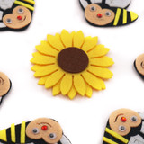 Felt Shapes Bee & Sunflower