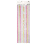 Glitter Border Sticker Gold