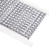 Rhinestone Banding Silver