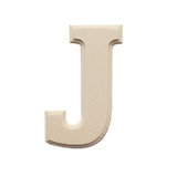 6" Wood Letter "J"