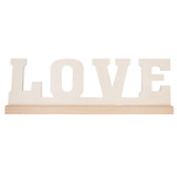 Wood Words  with Base - "LOVE"