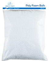 EB-019 Polyfoam Balls, White, 2mm, 12g