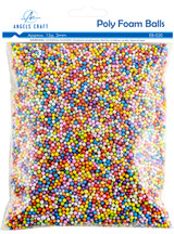 EB-020 Polyfoam Balls, Multi color, 2mm, 12g