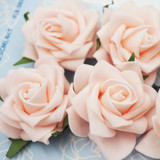 FLR-003 Foam Flower, Lt. Pink, 2.5"
