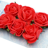 FLR-005 Foam Flower,Red, 2"