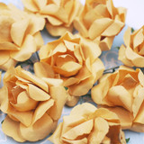 FLR-070 Paper Flower-Dusty Yellow