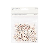 HB-017 Wooden Alphabet Beads