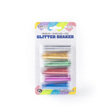 GLT-004 GLITTER SHAKER, 6G. 6CT.  PRIMARY COLORS