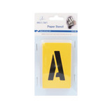 SLP-020 44 ct. Paper Stencil - Letter, number and symbols. 2in 