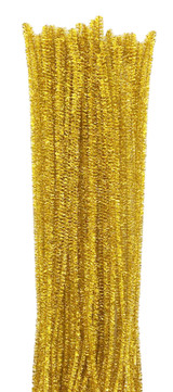 25 ct. Chenille Stem- Gold