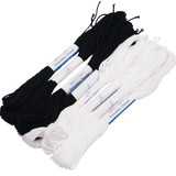 8 ct. Embroidery Thread Black and White